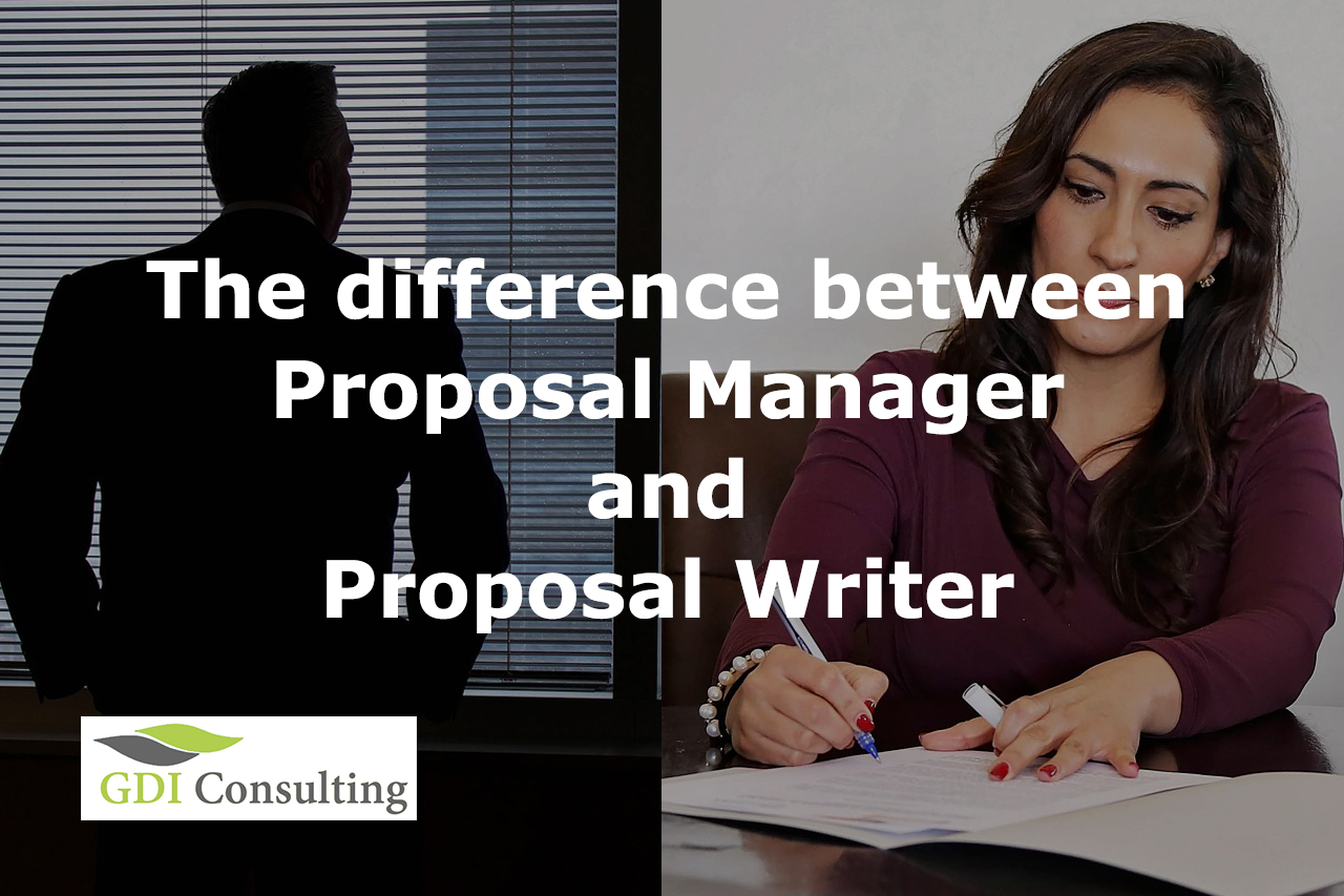 Difference between Proposal Manager and Proposal Writer