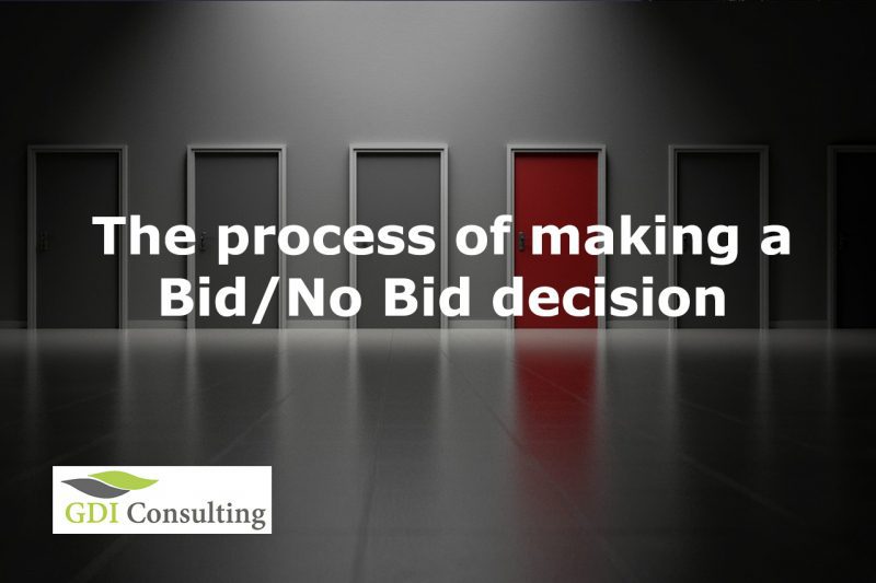 The process of making a Bid No Bid decision Proposal Capture The process of making a Bid No Bid decision Proposal Capture