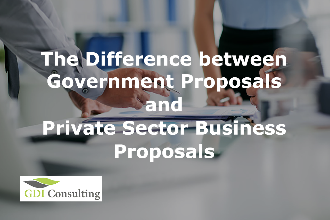 The Difference between Government Proposals and Private Sector Business Proposals