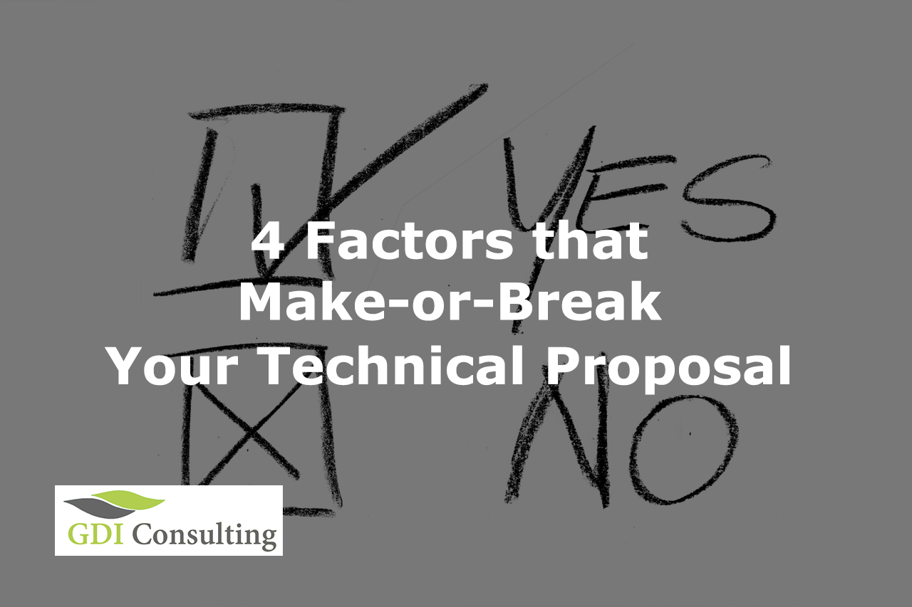 4 Factors that Make-or-Break Your Technical Proposal