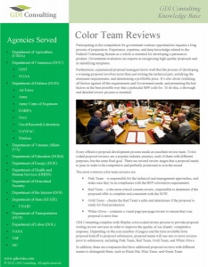 GDIC Color Team Review Brochure