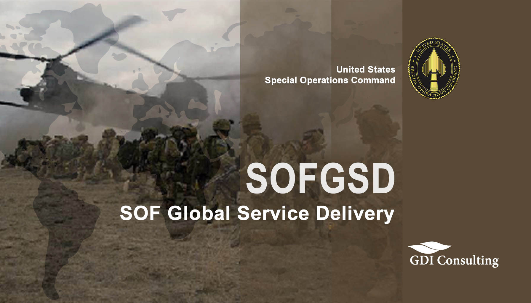 SOF Global Services Delivery Proposal Services - GDIC